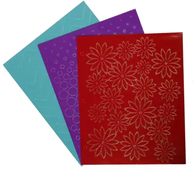 Wholesale 2 Pocket Laminated Folder W / Glitter Prints(48x$0.47)