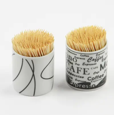 Wholesale 350-Piece Toothpicks With Ceramic Holder(72x$1.89)