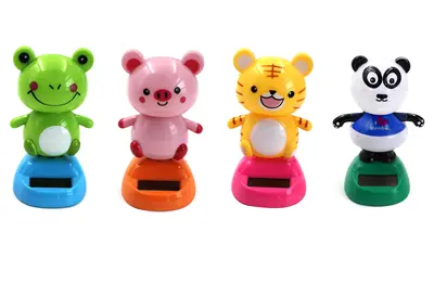 Wholesale Frog, Pig, Tiger & Panda Sunny Jiggler(36x$1.64)