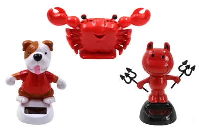 Wholesale Bulldog, Crab & Devil Sunny Jiggler(36x$1.64)