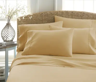 Soft Essentials Premium Double Brushed 4 Piece Sheet Set (T(12x$17.99)