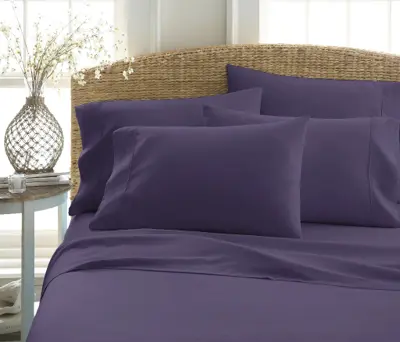 Soft Essentials Premium Double Brushed 4 Piece Sheet Set (T(12x$17.99)
