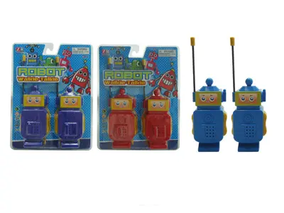 Wholesale Educational Battery Operated Robot Walkie Talkie(48x$5.21)