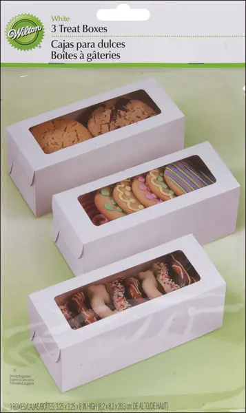 Wholesale Rectangle Box 8"X3.25"X3.25" 3 / Pkg-White(4x$5.24)