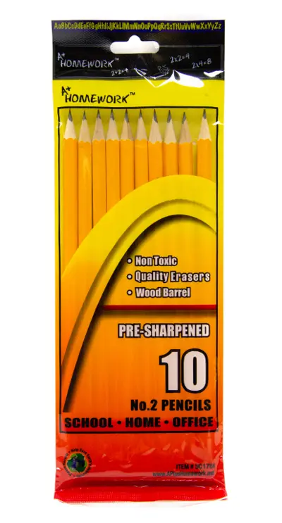 Wholesale Pre-Sharpened #2 Pencils - 10 Pack(48x$0.79)