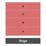 Fawcett Center seating map