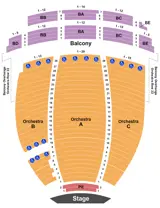 Orpheum Theatre - Phoenix seating map