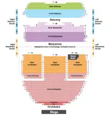 Ahmanson Theatre seating map