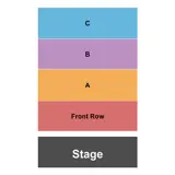 Baker Theater - Rosewood Center for Family Arts seating map