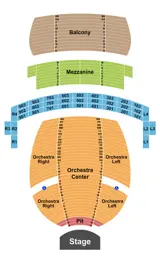 Connor Palace Theatre seating map