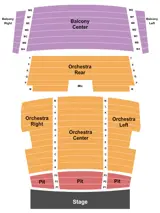 Federal Way Performing Arts & Events Center seating map
