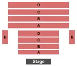 Gem Theatre - Detroit seating map
