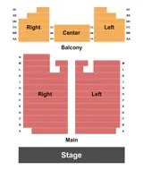 Meaford Hall Arts And Cultural Centre seating map