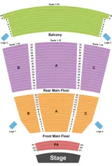 Phoenix Symphony Hall seating map