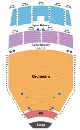 The Linda Ronstadt Music Hall At Tucson Convention Center seating map