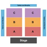 The Yale Theater seating map
