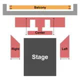 Theatre at Meiley-Swallow Hall seating map