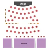 Tupelo Music Hall seating map
