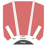Drama Theatre at University At Buffalo Center For The Arts seating map