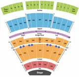Texas Trust CU Theatre at Grand Prairie seating map