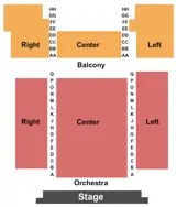 Walhalla Performing Arts Center seating map