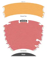Wharton Center - Cobb Great Hall seating map