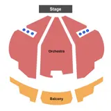 Zellerbach Theater at Annenberg Center seating map