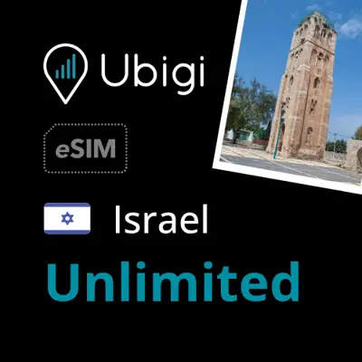 Israel Prepaid eSIM data plan - Unlimited| Ubigi