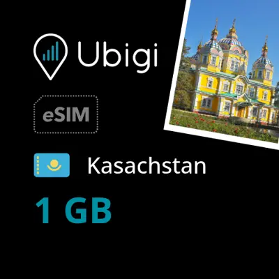 Prepaid-eSIM Kasachstan - 1GB - Ubigi
