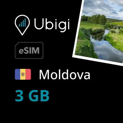 Moldova Prepaid eSIM data plan - 3GB| Ubigi
