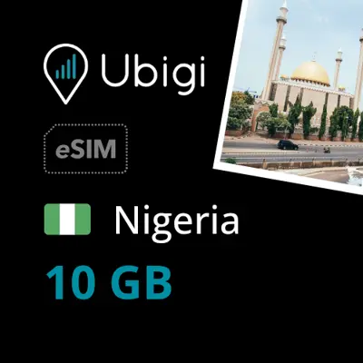 Prepaid-eSIM Nigeria - 10GB - Ubigi