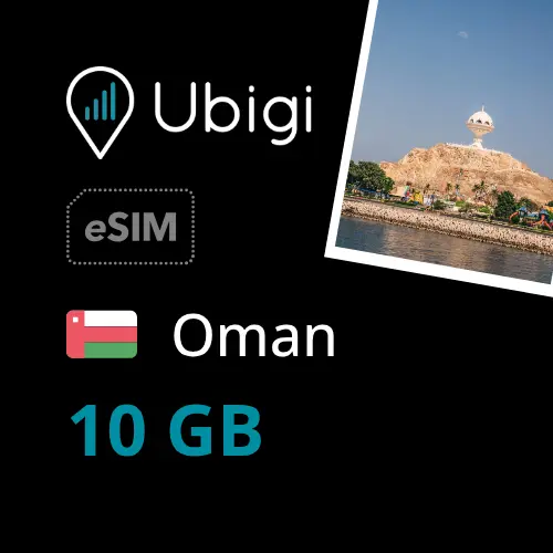 Prepaid-eSIM Oman - 10GB - Ubigi