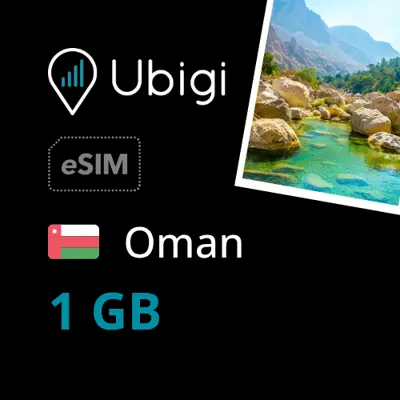 Prepaid-eSIM Oman - 1GB - Ubigi