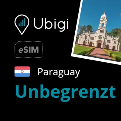 Prepaid-eSIM Paraguay - unbegrenztes - Ubigi