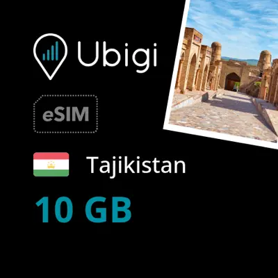 Prepaid-eSIM Tajikistan - 10GB - Ubigi