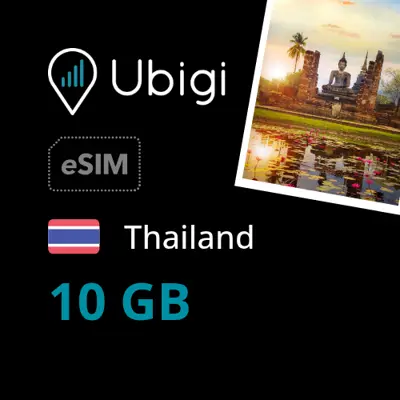 Prepaid-eSIM Thailand - 10GB - Ubigi