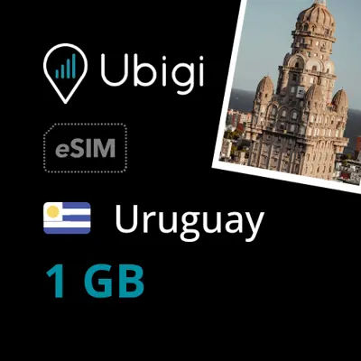 Prepaid-eSIM Uruguay - 1GB - Ubigi