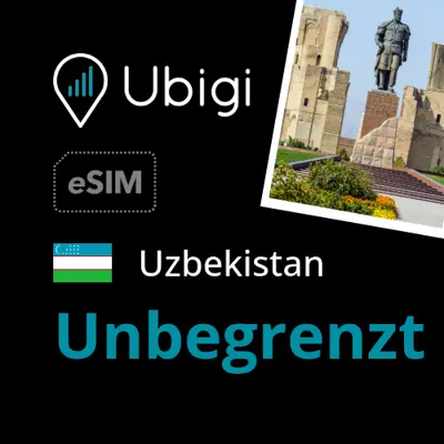 Prepaid-eSIM Uzbekistan - unbegrenztes - Ubigi